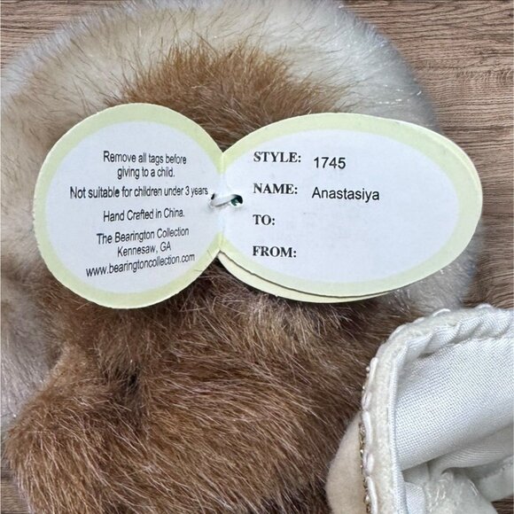 The Bearington Collection Limited Collectible Series "Anastasiya” # 1745 - Picture 10 of 10